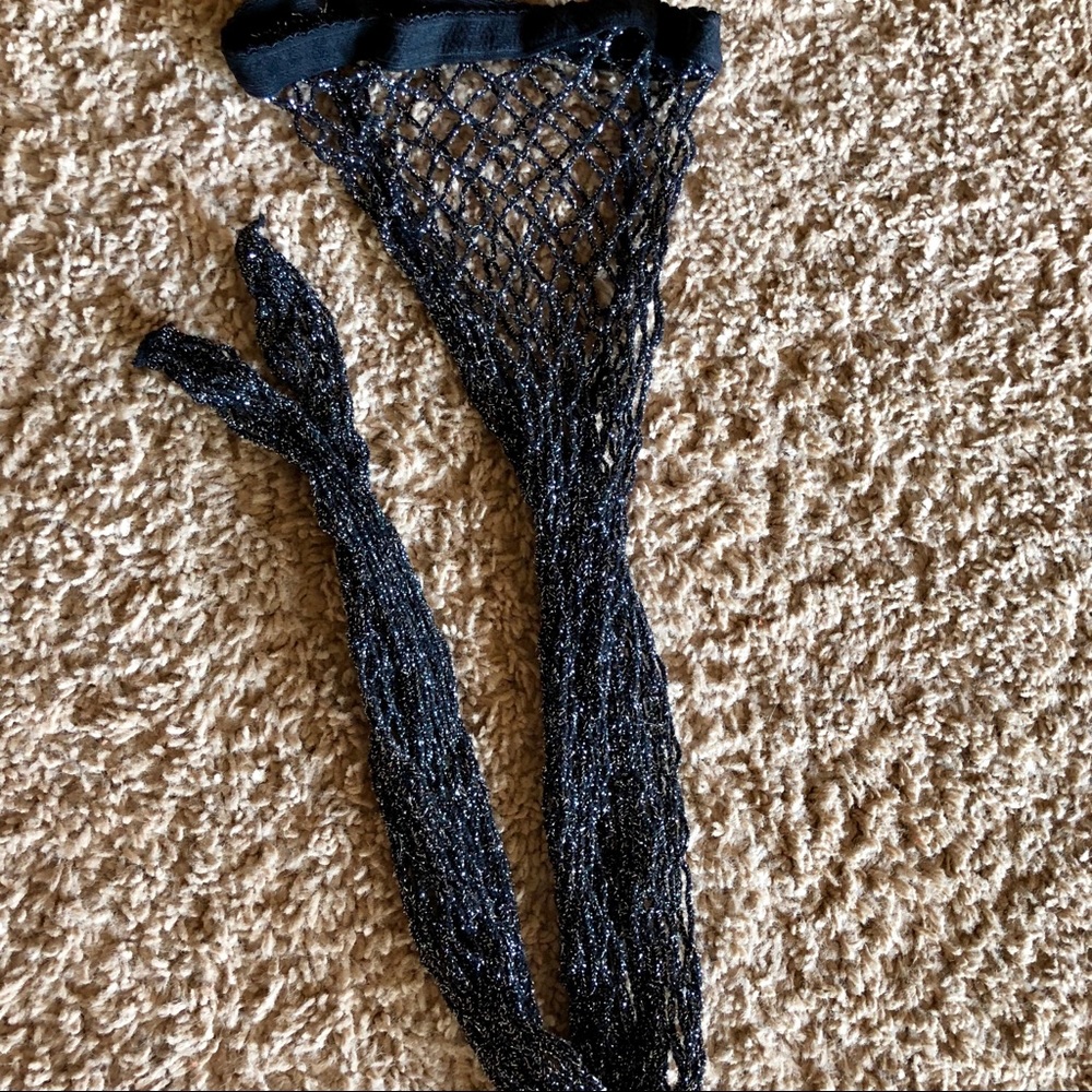 Black Sparkling Fishnets